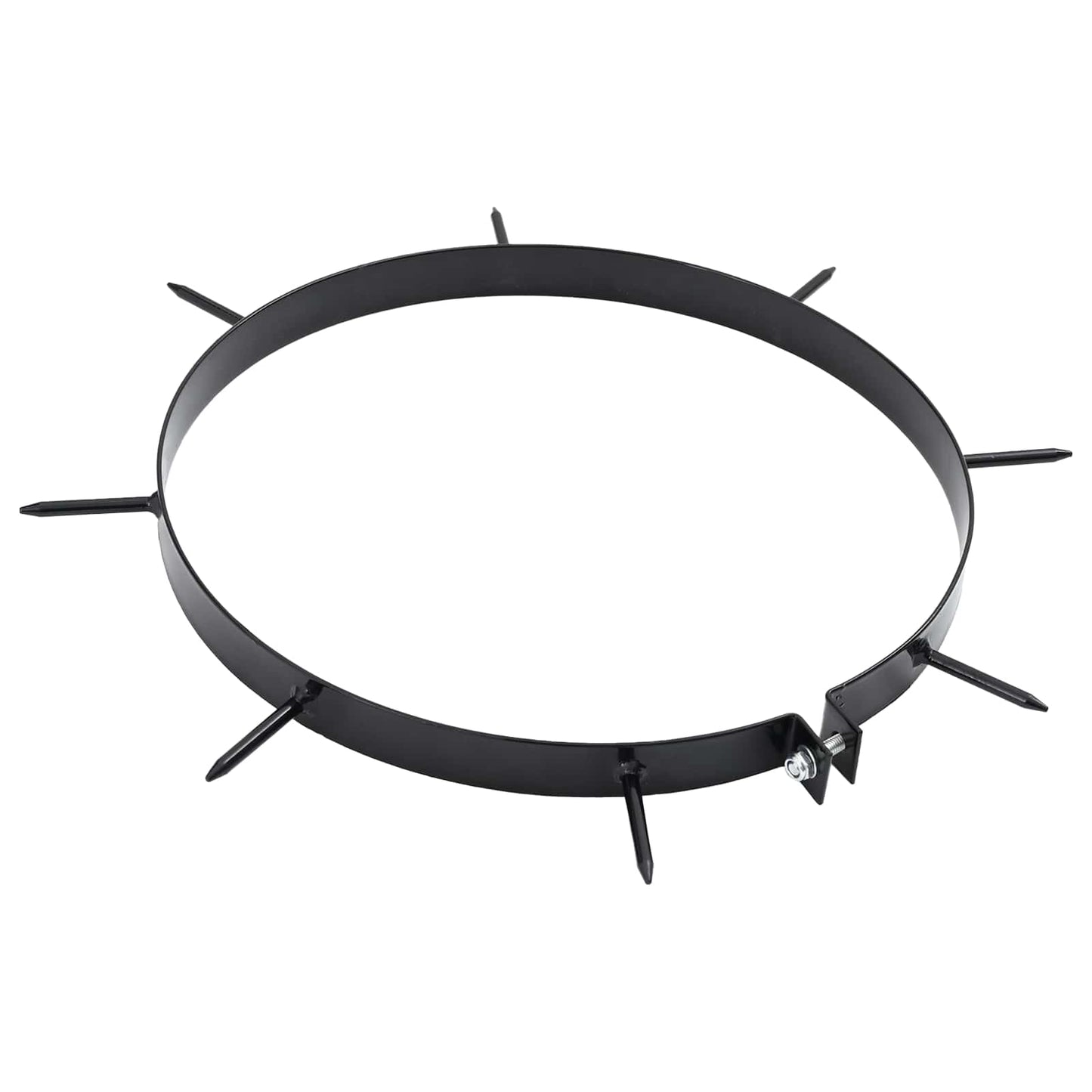 Grasbeluchter Klem Met Spikes 5 Pcs Zwart Ø 300 Mm Ijzer