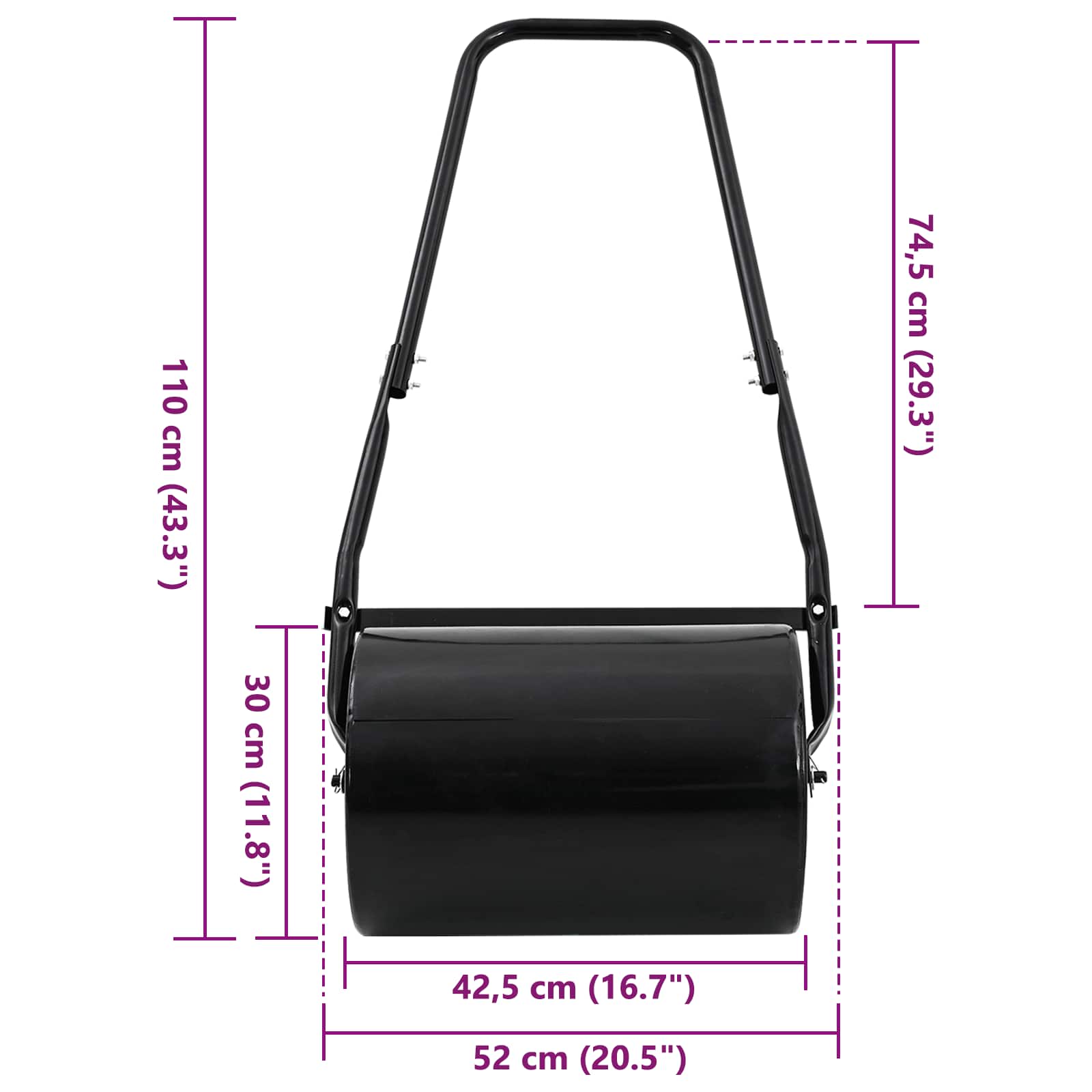 Tuinrol 110 X 52 Cm Ijzer