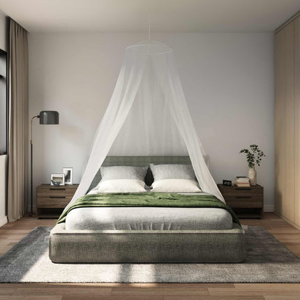 Klamboe Voor Bed 3 St 156 Mesh ⌀56 X 220 Cm Polyester