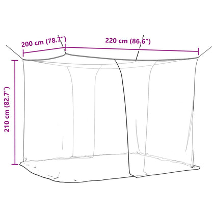 Muggennetje Voor Bed 156 Gaas 3 Pcs Polyester