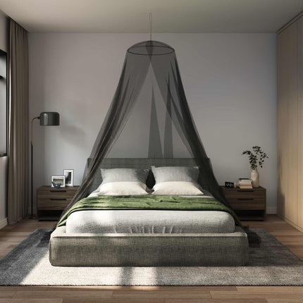 Klamboe Voor Bed 3 Pcs 156 Mesh ⌀56 X 220 Cm Polyester
