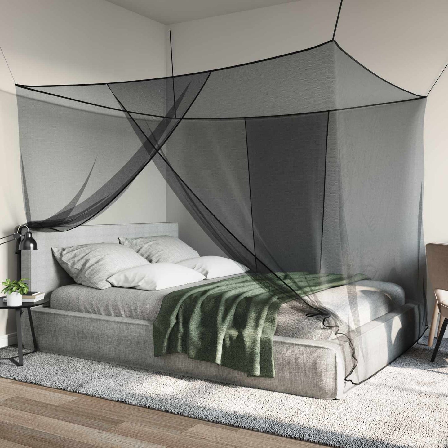 Muggennetje Voor Bed 156 Gaas 3 Pcs Polyester
