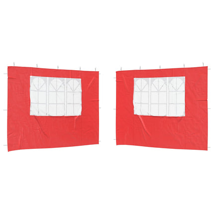 Party Tent Zijwand 2 Pcs Pe En Staal