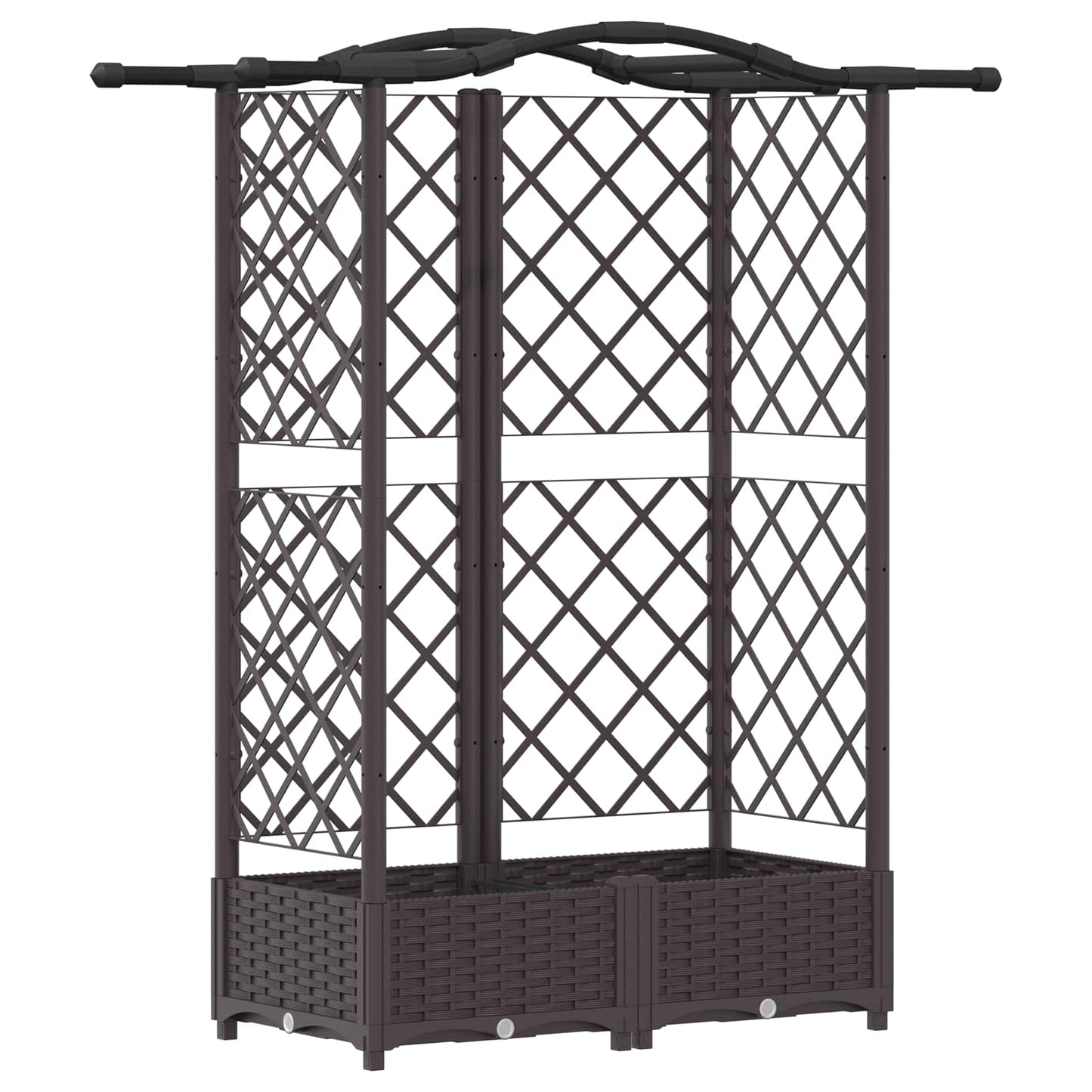 Verhoogd Bed Met Trellis En Dak Pp