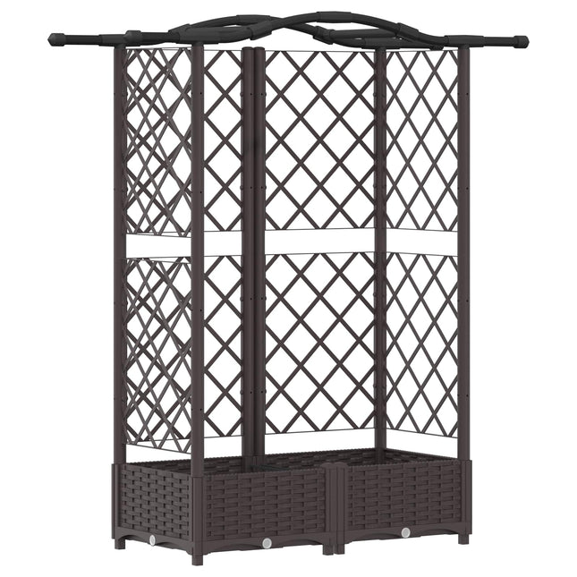 Verhoogd Bed Met Trellis En Dak Pp