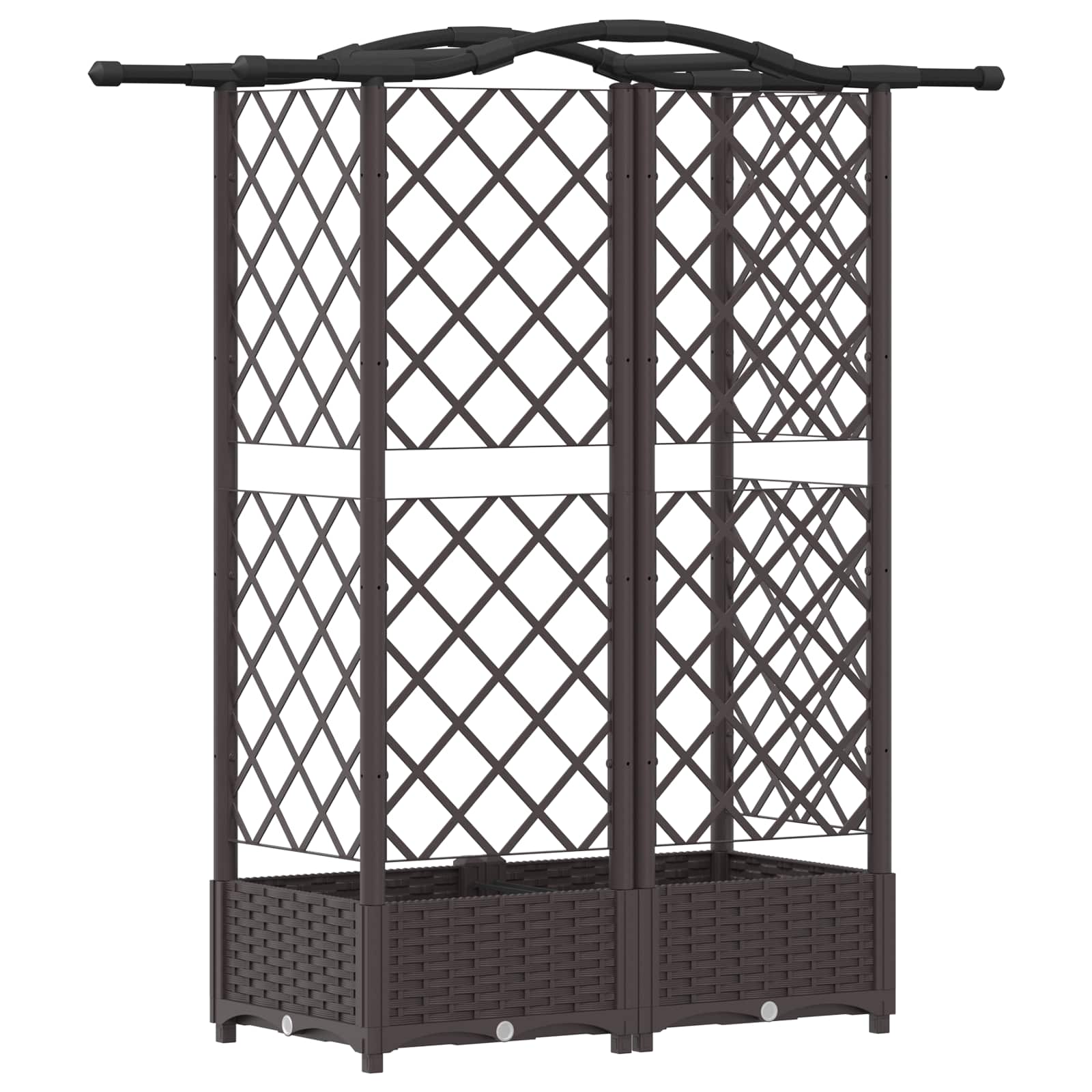 Verhoogd Bed Met Trellis En Dak Pp