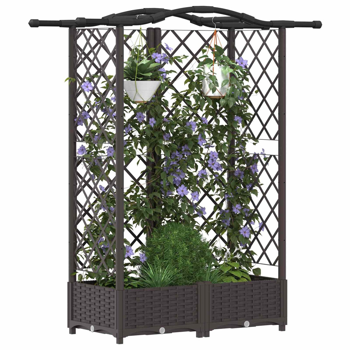 Verhoogd Bed Met Trellis En Dak Pp