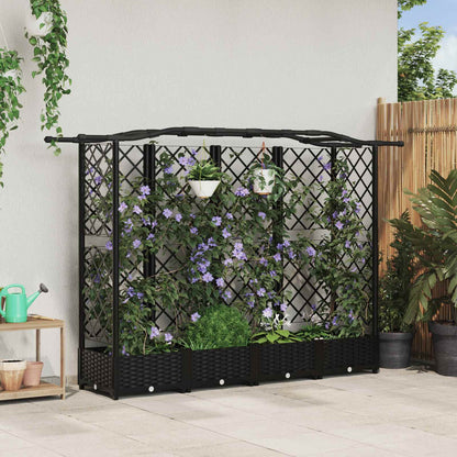 Verhoogd Bed Met Trellis En Dak Pp
