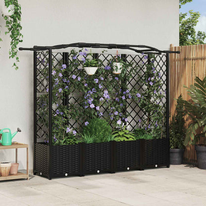 Verhoogd Bed Met Trellis En Dak Pp