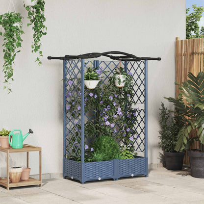Verhoogd Bed Met Trellis En Dak Pp