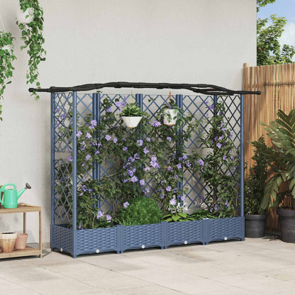 Verhoogd Bed Met Trellis En Dak Pp