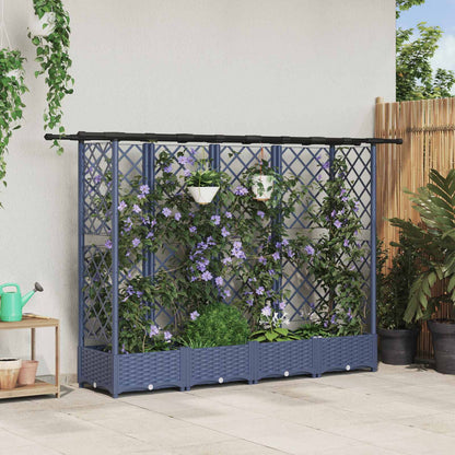 Verhoogd Bed Met Trellis En Dak Pp