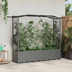 204 x 40 x 141 cm / met een gebogen dak (2 zijkanten trellis)