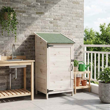 Tuinschuur Met Dak Massief Vurenhout