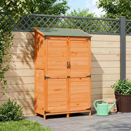 Tuinschuur Met Dak Massief Vurenhout