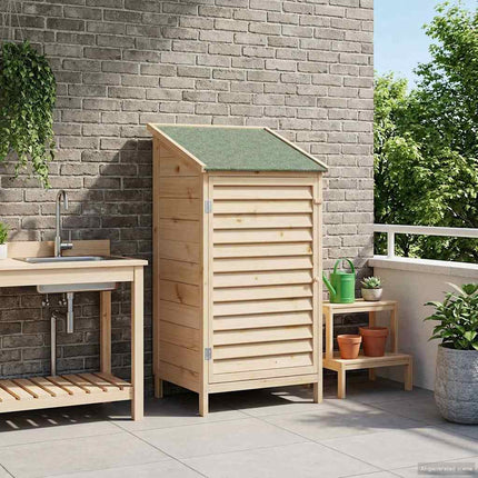 Tuinschuur Met Dak Massief Vurenhout