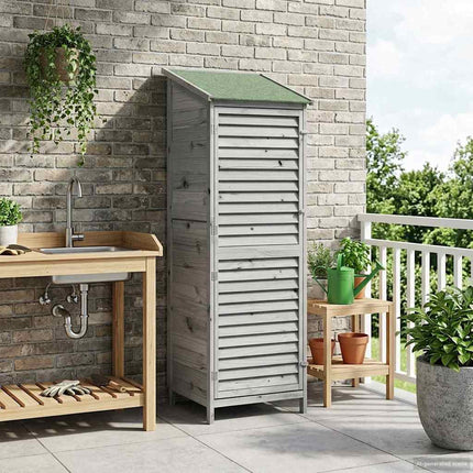 Tuinschuur Met Dak Massief Vurenhout