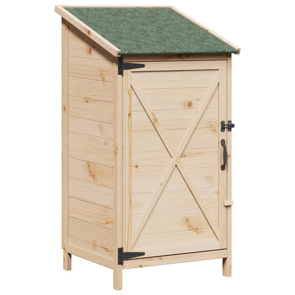 Tuinschuur 59,5 X 56 X 113,5 Cm Massief Vurenhout