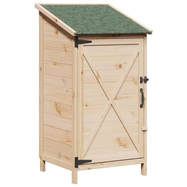 Tuinschuur 59,5 X 56 X 113,5 Cm Massief Vurenhout