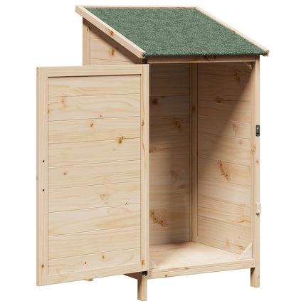 Tuinschuur 59,5 X 56 X 113,5 Cm Massief Vurenhout