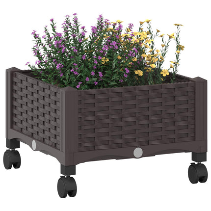 Tuinschaal 40 X 40 X 29 Cm Pp Bruin