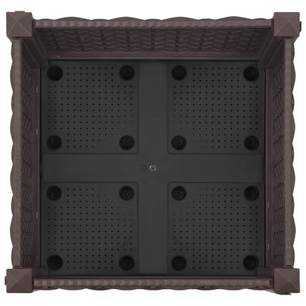 Tuinschaal 40 X 40 X 29 Cm Pp Bruin