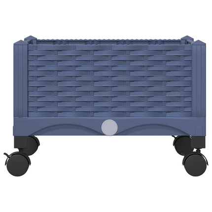 Tuinschaal Blauw Grijs 40 X 40 X 33 Cm Pp Blauwgrijs