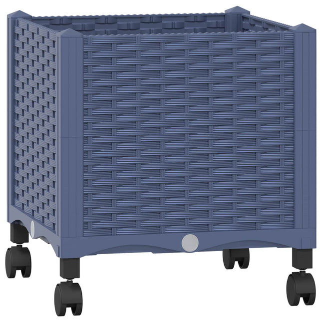Tuinschaal Blauw Grijs 40 X 40 X 44 Cm Pp
