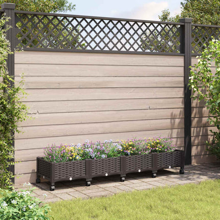 Tuinschaal 40 X 40 X 29 Cm Pp Bruin