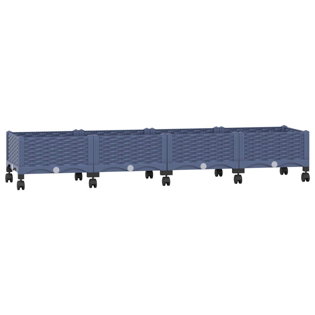 Tuinschaal Blauw Grijs 160 X 40 X 29 Cm Pp