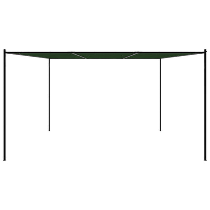 Paviljoen 4 X 3,98 X 2,67 M Groen Polyester En Staal