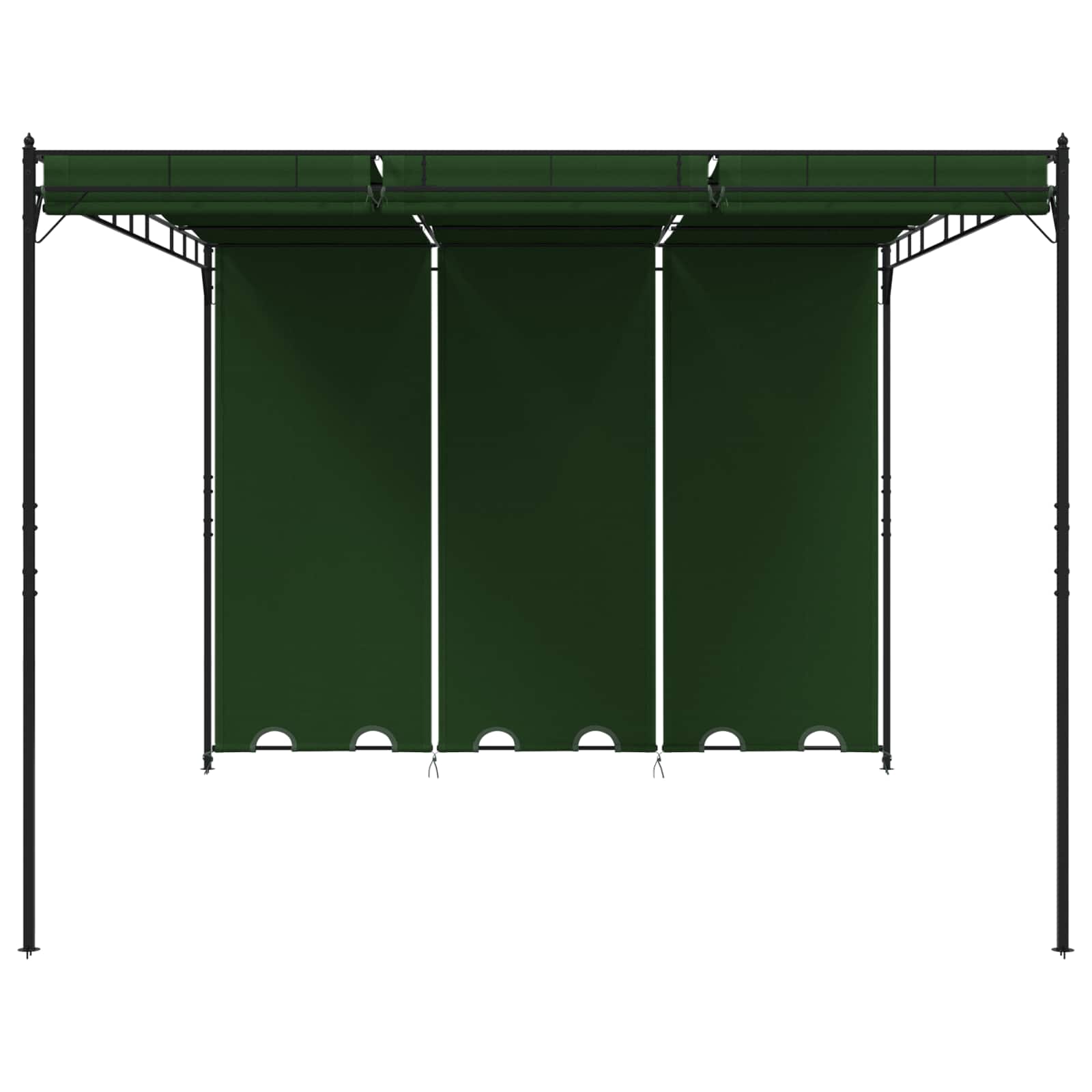 Paviljoen 4 X 3 X 2,3 M Polyester En Staal