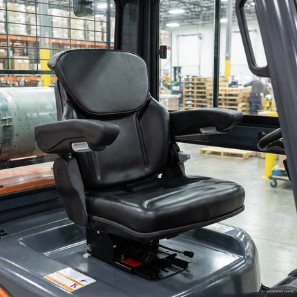 Tractorstoel Met Ophangingsysteem Zwart 60 X 58 X 72 Cm