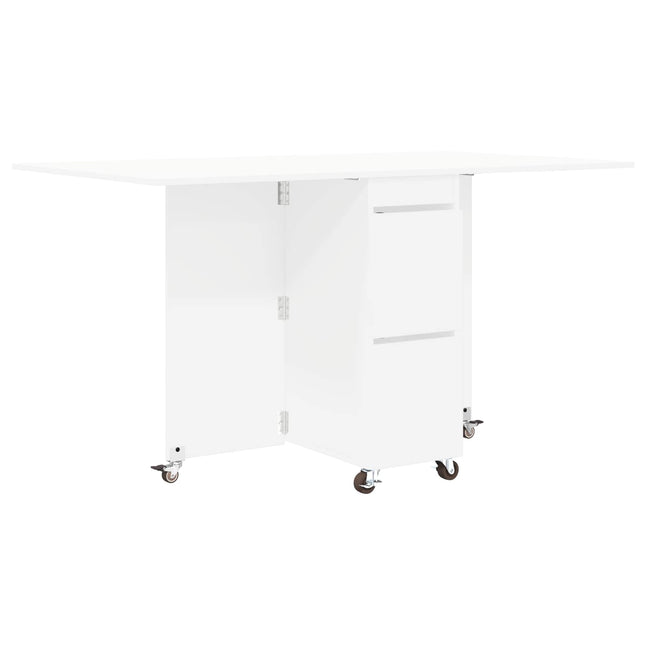 Eettafel 2 Pcs 140 X 80 X 77 Cm Bewerkt Hout Rechthoekig