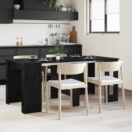 Eettafel 180 X 85 X 75 Cm Bewerkt Hout Rechthoekig