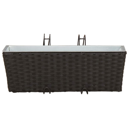 Reling 2 Pcs 50 X 17 X 17 Cm Metaal