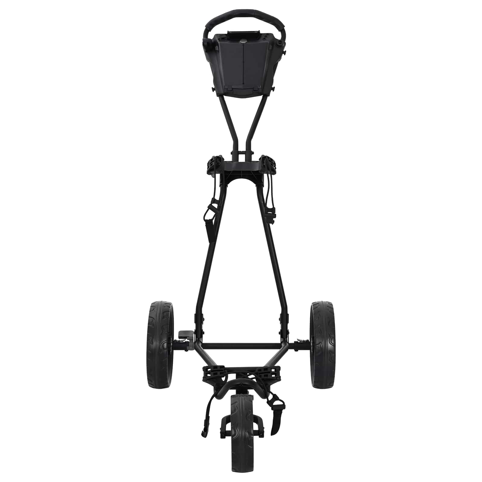 Golf Trolley Zwart 95 X 60 X 130 Cm Ijzer