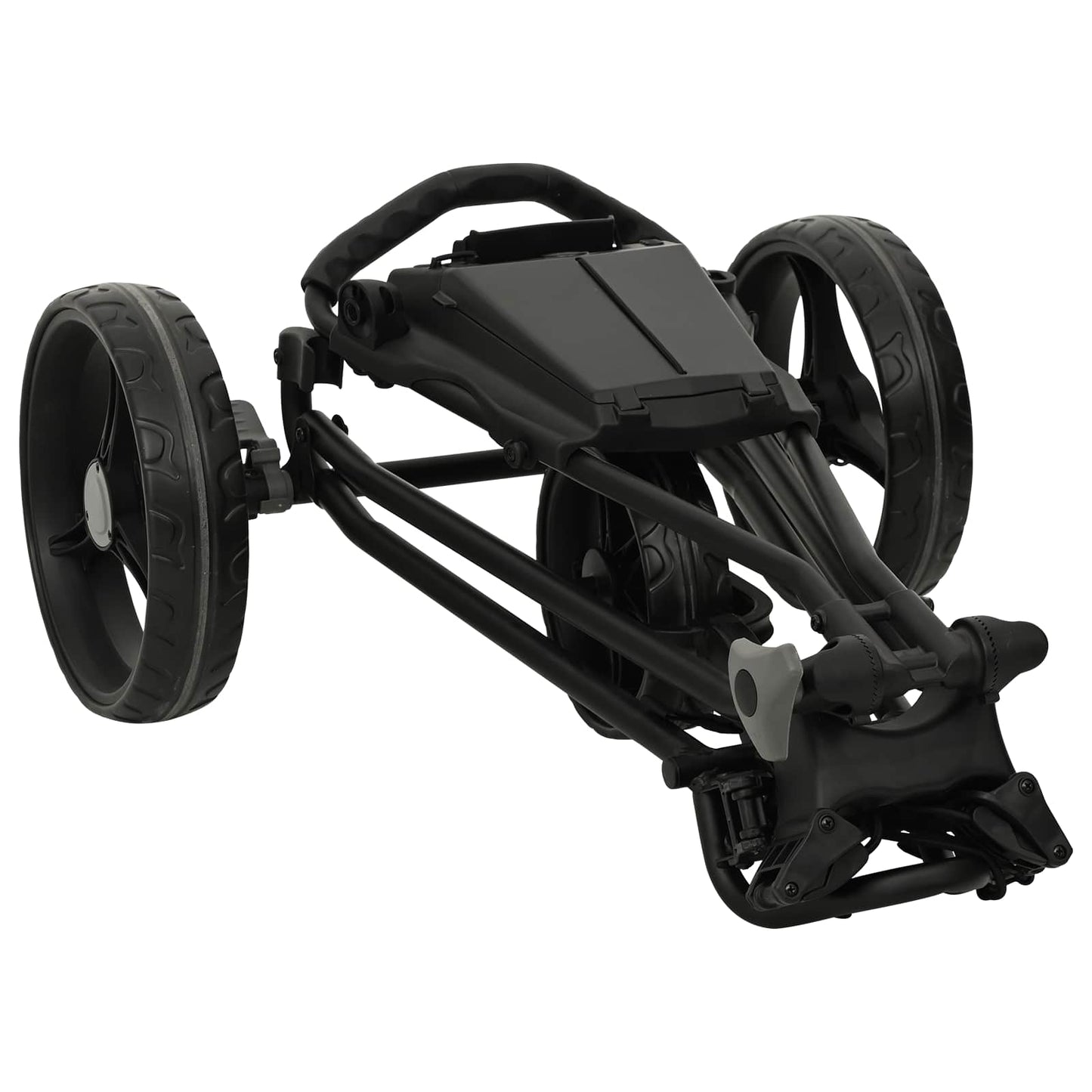 Golf Trolley Zwart 95 X 60 X 130 Cm Ijzer