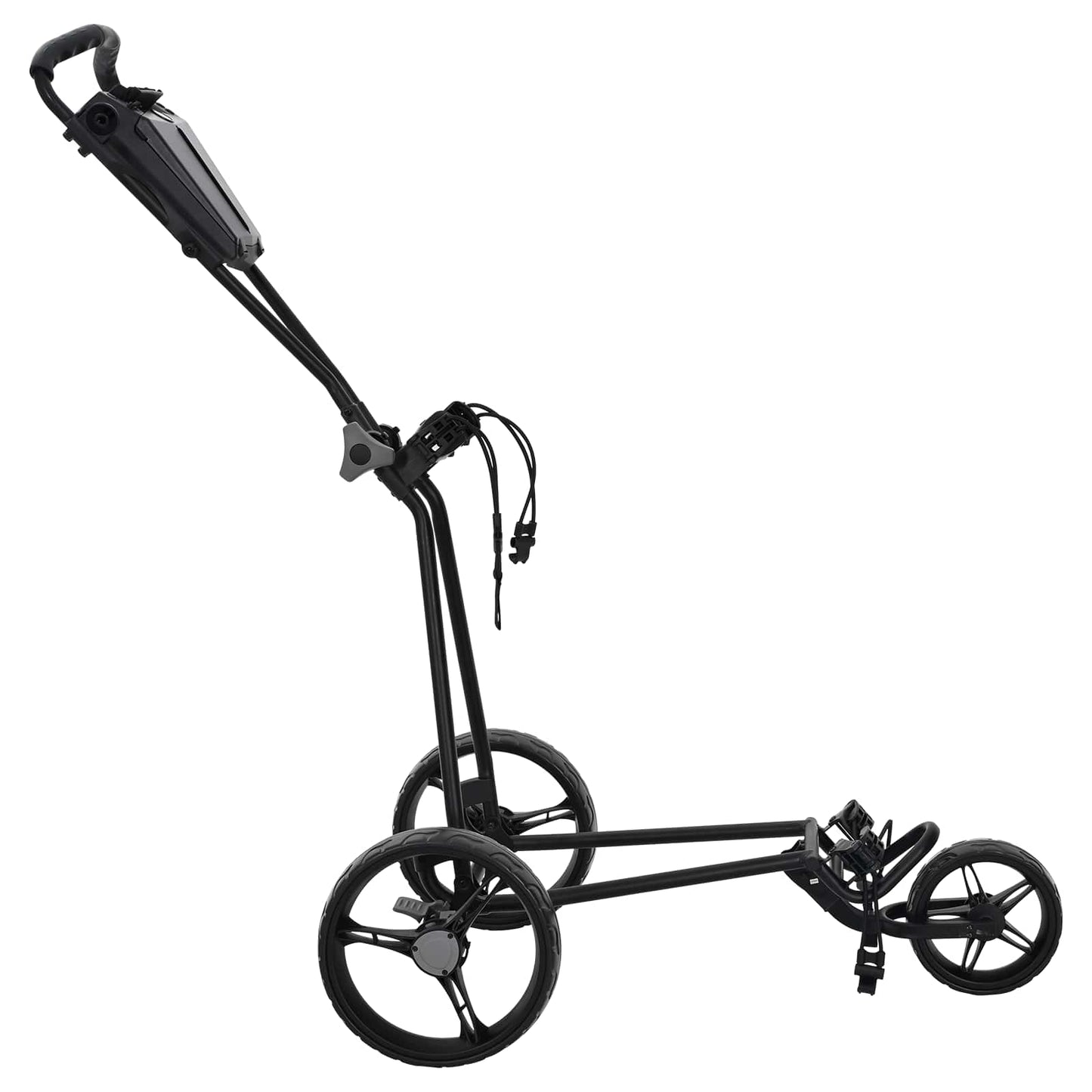 Golf Trolley Zwart 95 X 60 X 130 Cm Ijzer