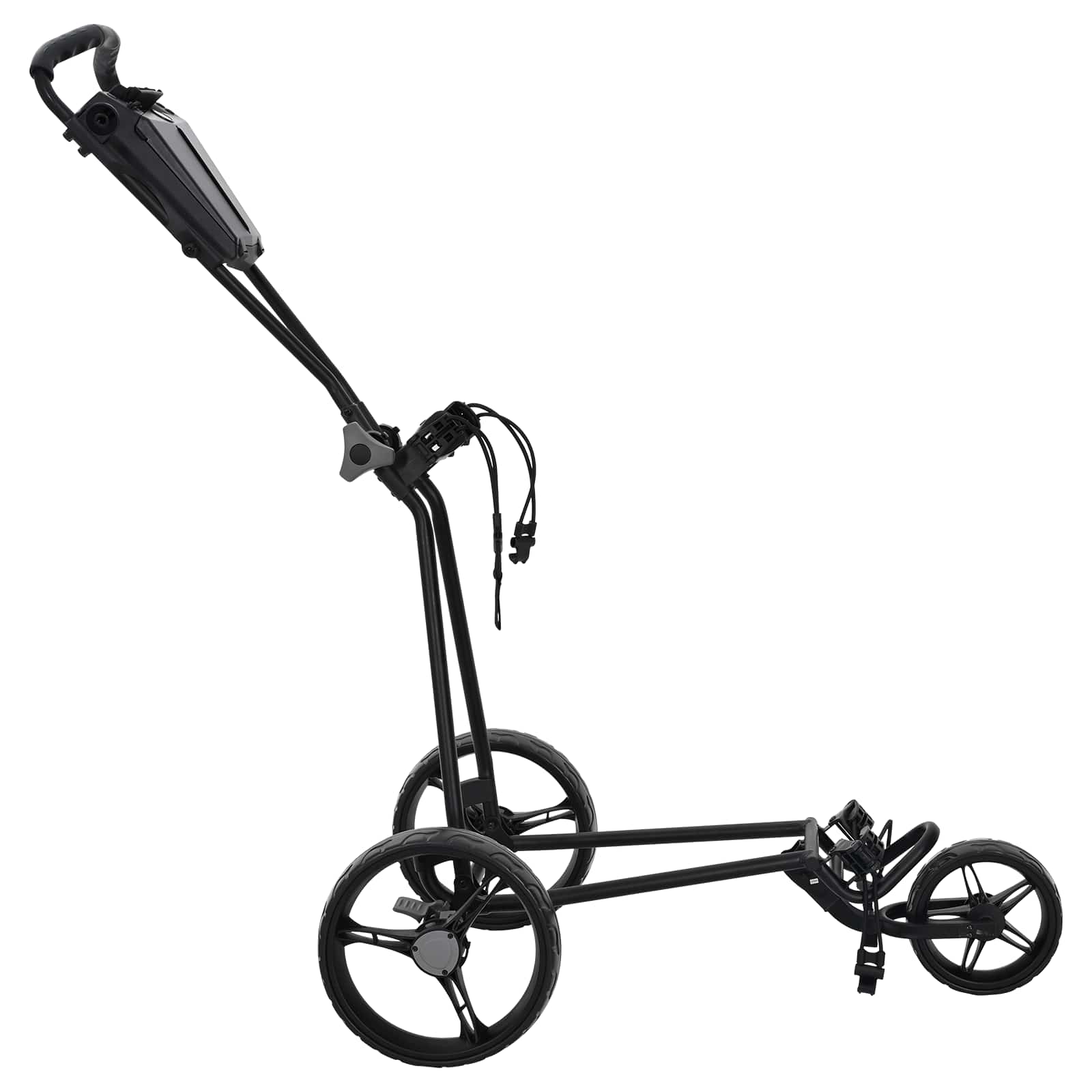 Golf Trolley Zwart 95 X 60 X 130 Cm Ijzer
