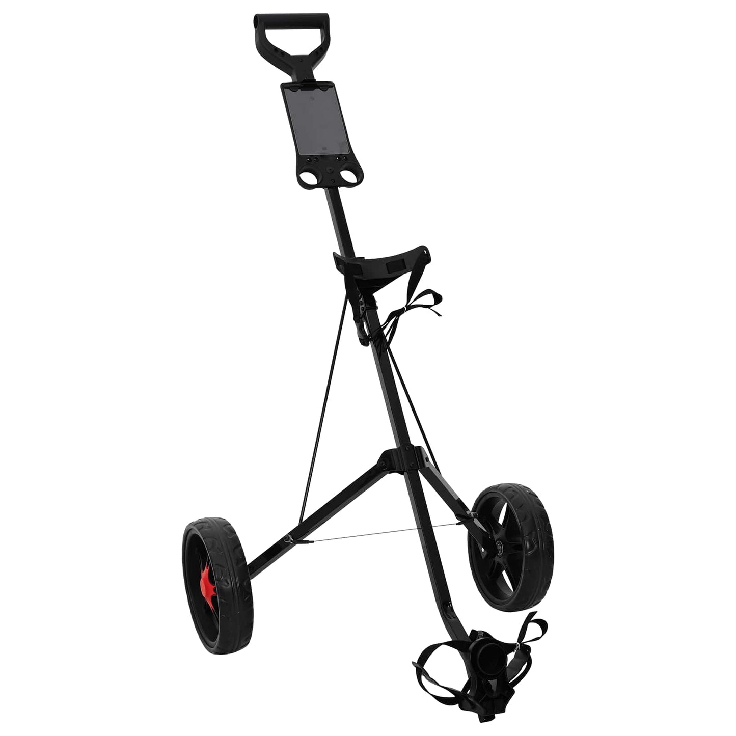 Golf Trolley Zwart 66 X 65 X 112 Cm Ijzer