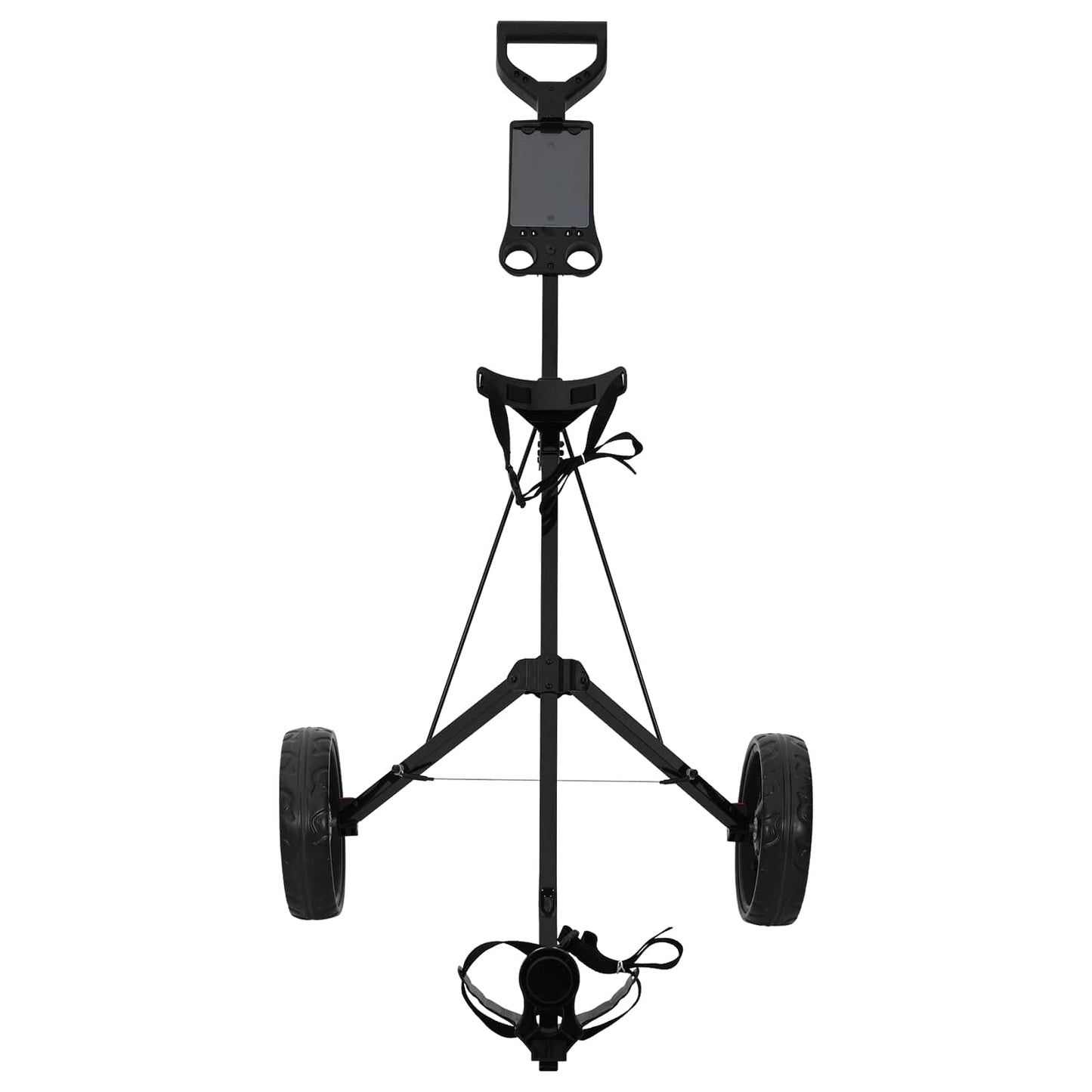 Golf Trolley Zwart 66 X 65 X 112 Cm Ijzer