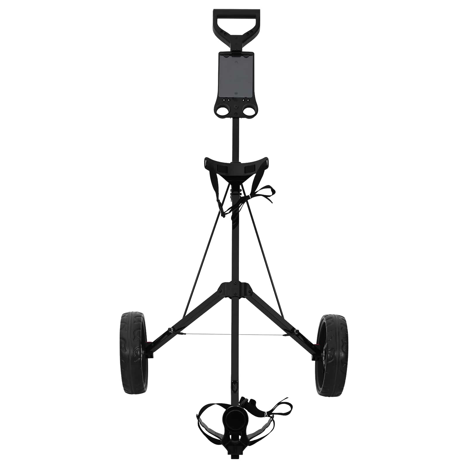 Golf Trolley Zwart 66 X 65 X 112 Cm Ijzer