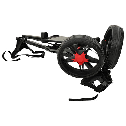 Golf Trolley Zwart 66 X 65 X 112 Cm Ijzer