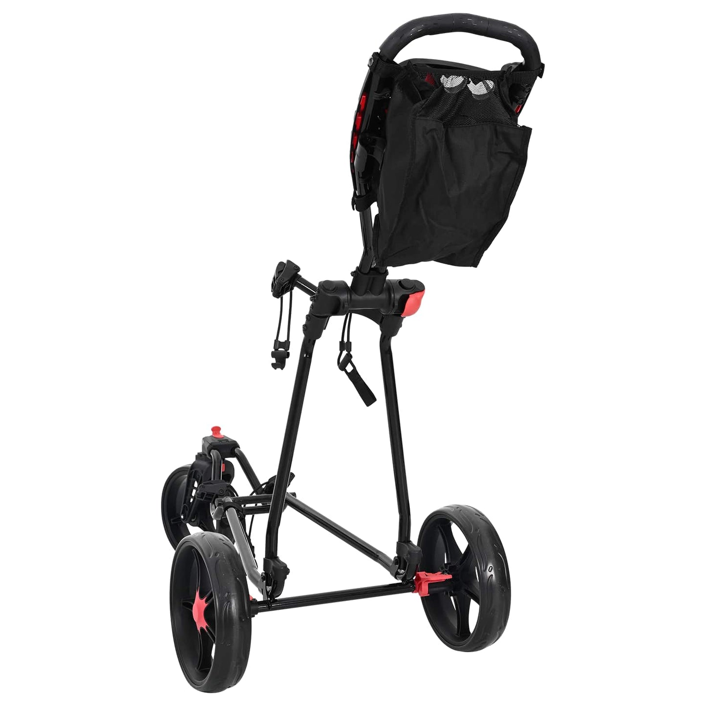 Golf Trolley Zwart 110 X 60 X 132 Cm Ijzer