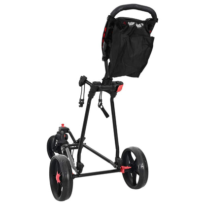 Golf Trolley Zwart 110 X 60 X 132 Cm Ijzer