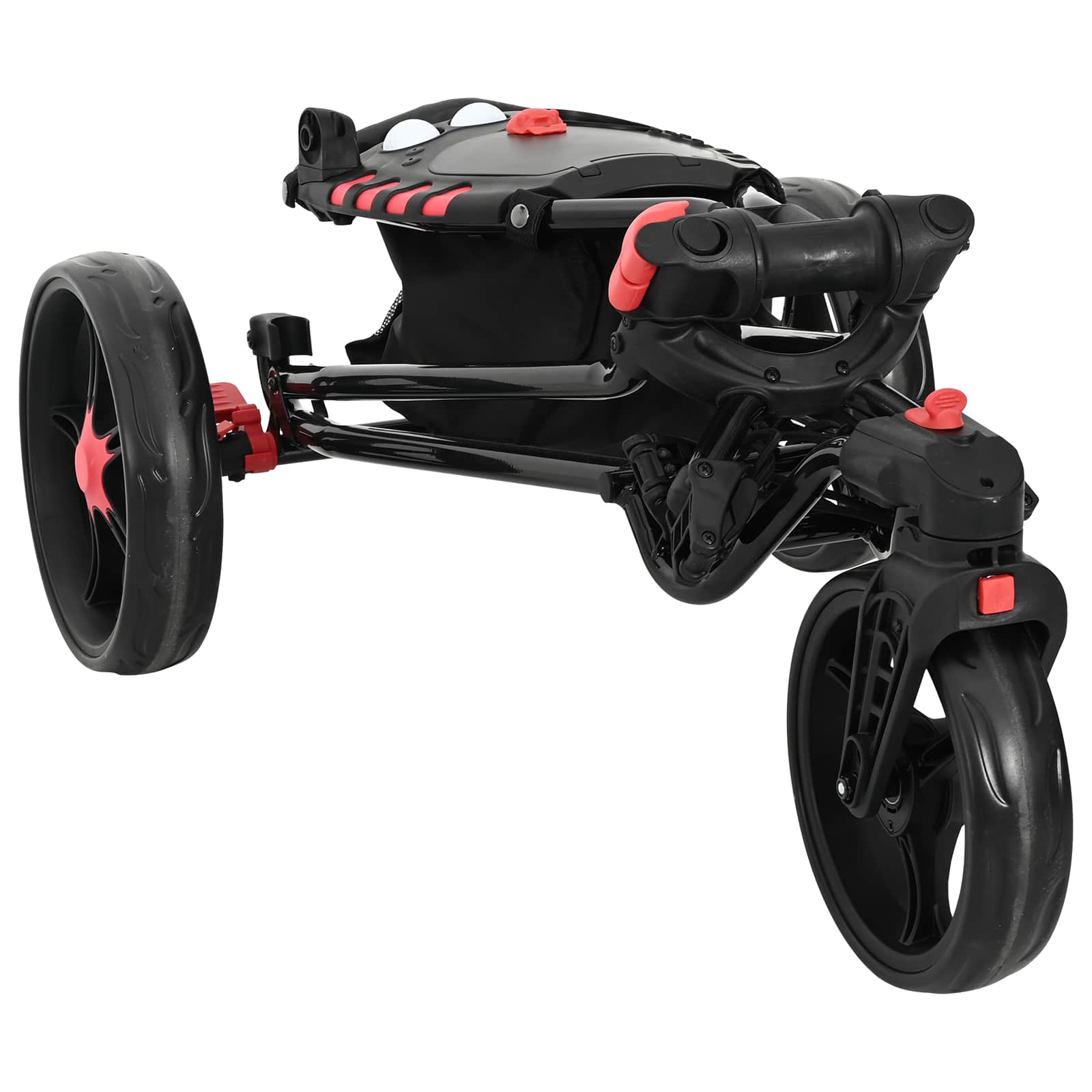 Golf Trolley Zwart 110 X 60 X 132 Cm Ijzer