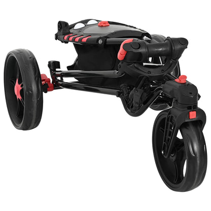 Golf Trolley Zwart 110 X 60 X 132 Cm Ijzer