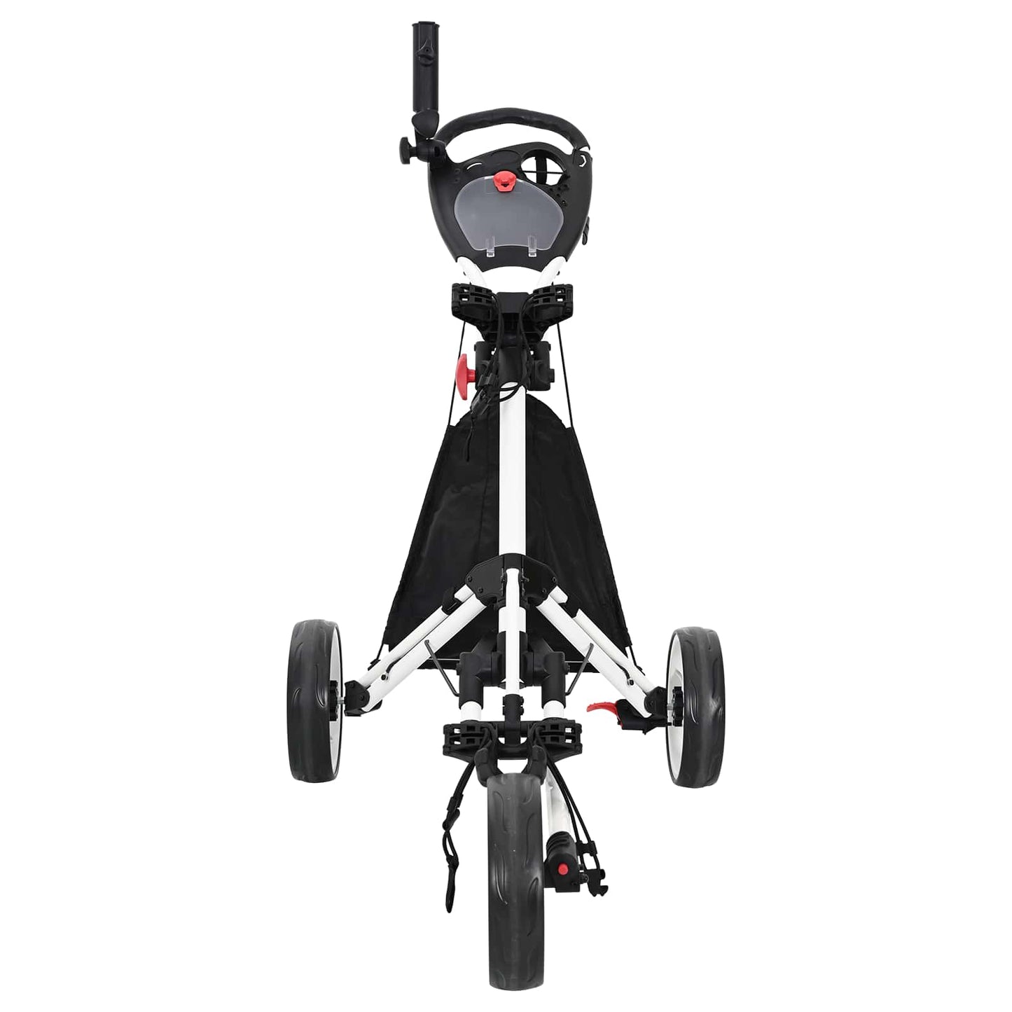 Golf Trolley Zwart En Wit 100 X 69 X 114 Cm Aluminium