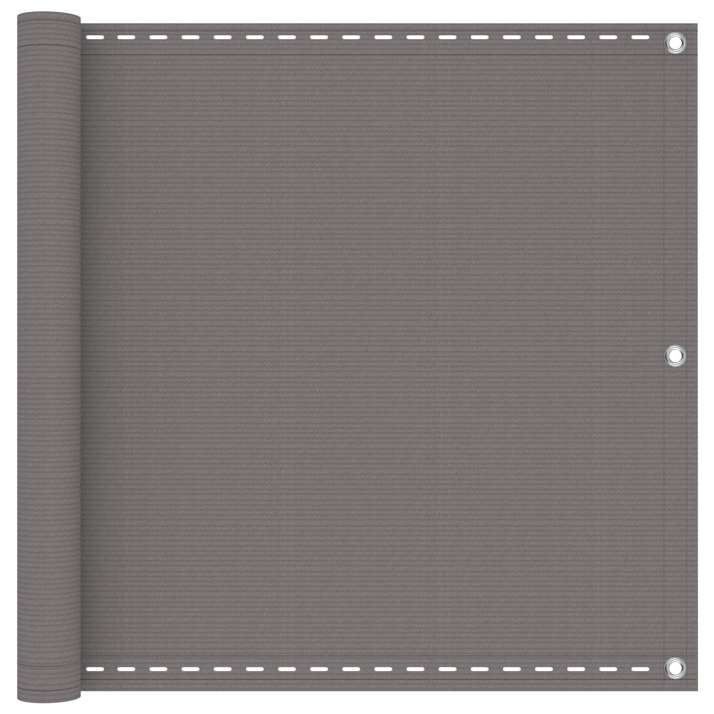 Balkon Scherm Hdpe En Aluminium Lichtgrijs